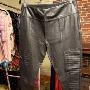 Nordstrom Pleather Biker Leggings
